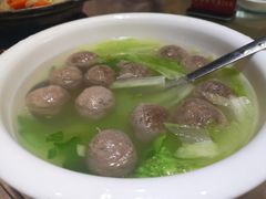 牛肉丸青菜汤-百年银屏蚝烙·潮汕菜·非遗(乐山店)