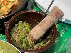 皮蛋青椒擂茄子-费大厨辣椒炒肉(太平老街店)