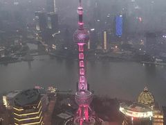 景点东方明珠-上海环球金融中心云端足球盛典
