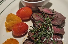 Australian Ribeye Steak with Herb Sauce