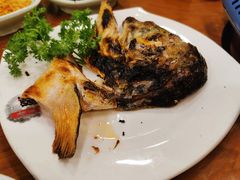 烤三文鱼头-青瓦餐厅·生鱼片·韩园烤肉(西塔店)