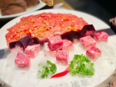 和牛鲜椒牛肉拼盘-渡娘火锅(大兴大悦春风里店)