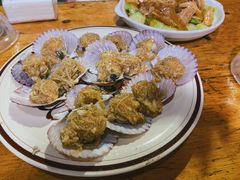 油泼扇贝-海帮主·蒸汽海鲜青岛菜(栈桥火车站店)