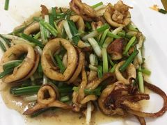姜葱鱿鱼-覃记海鲜美食餐厅