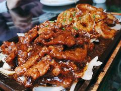 黑椒铁板牛柳虾仁-小巷餐厅(五大街店)