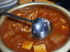 五花肉泡菜汤-青春贝壳韩国烤肉(虹泉路店)