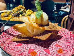 玉米团配香草冰淇淋-墨纪Mojí墨西哥餐厅(南开大悦城店)