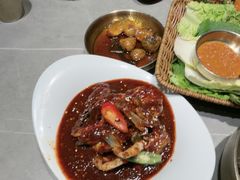 -草家酱蟹炭火烤肉店(珲春南路一店)