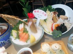 三文鱼刺身-享月汤皇·海鲜小火锅·聚会(曲江创意谷店)