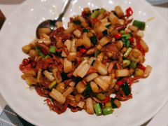 洪湖莲藕带炒鸡杂-洪湖水·新楚菜(人民大学店)
