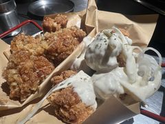 炸鸡一半一半-富乐满韩国正宗炸鸡韩国料理(虹泉路店)