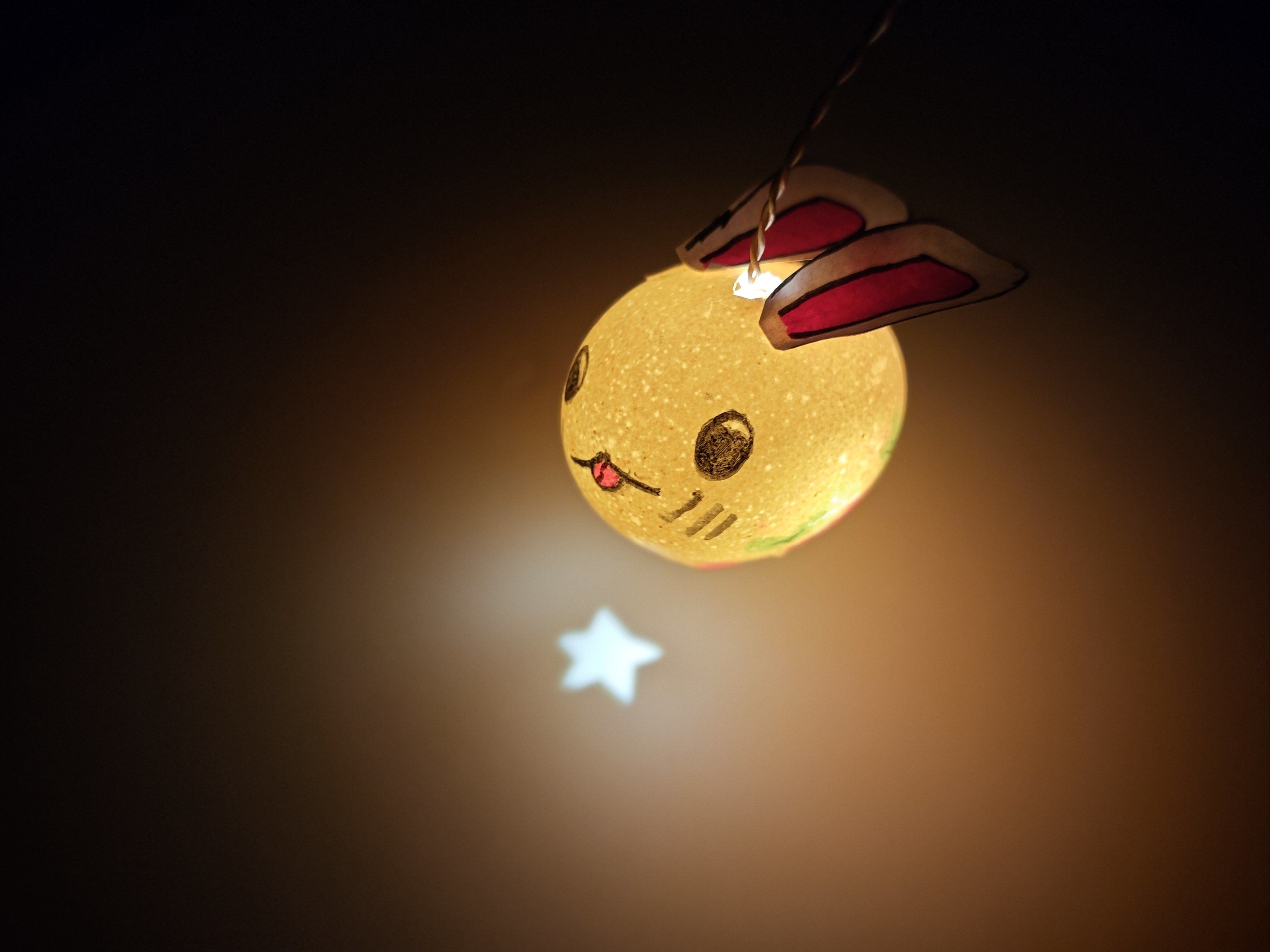 自制星星兔子灯笼