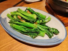 猪油渣生炒菜心苗-常来小聚·广州非遗传承餐厅(地王广场店)