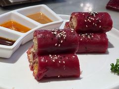红米脆皮鲜虾肠-蝴蝶里·粤菜·点心(滨江龙湖店)