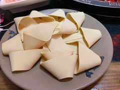 鲜豆腐皮-渝大狮毛肚老火锅(普陀店)
