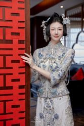 -桃子造型婚纱礼服(凤起广场店)
