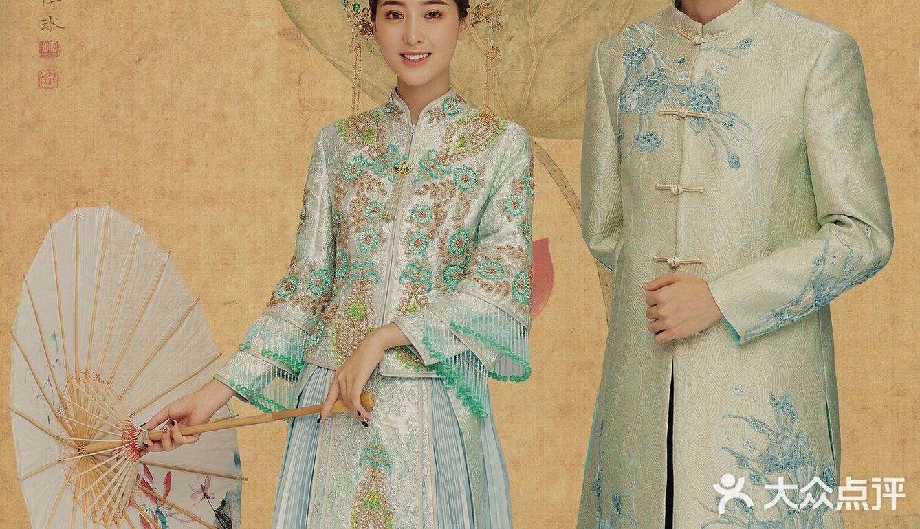 只有拍了工笔画婚纱照,才知道自己能有多美🌼