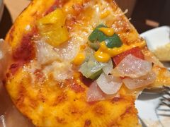藤椒鸡肉薄底披萨-魏客咖啡(中铁中心店)