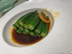 捞汁秋葵-锦粤宫·精致粤菜(深圳北站店)