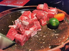 雪花一口牛肉粒-韩悦牛排烤肉(仓山万达店)