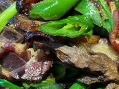 干笋子炒腊肉-禧福徕盆盆香川菜馆