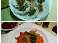 蒜茸蒸扇贝&nbsp;&nbsp;生炒辣膏蟹-老人和饭店(打浦路店)
