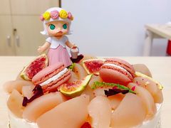 日式白桃淡奶油蛋糕-小苍兰风铃草蛋糕甜品(沈阳店)
