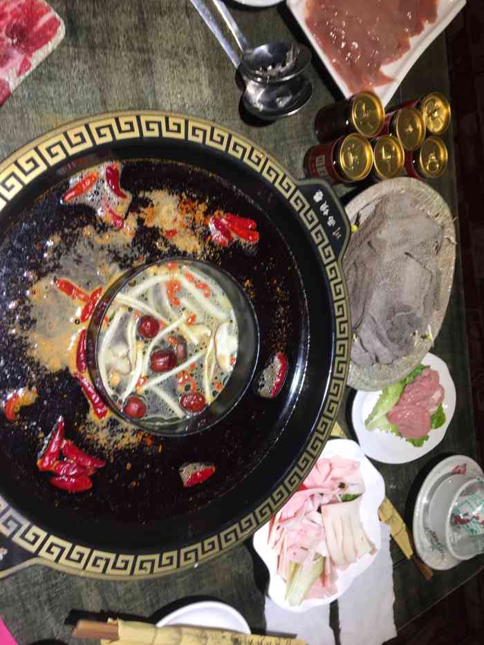 重庆杠上花老火锅-"火锅还不错,疫情期间好久没吃过了,想吃的.