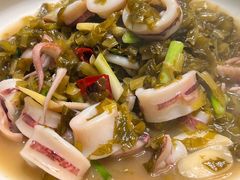 酸菜炒鱿鱼-温岭人家(红花北路店)