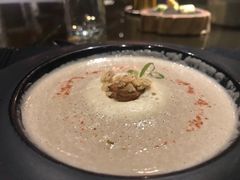 卡布奇诺蘑菇汤配牛肝菌-AZUL by FUEL蓝色·法式酒馆(琶醍店)