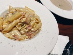 奶油蘑菇培根通心粉-Ambra Haus琥珀屋精酿餐厅(宝山店)