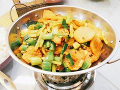 干锅土豆片-中央财经大学-食堂