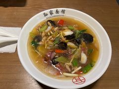 叉烧加鸡丝面-孙家面馆(淮海第一城店)