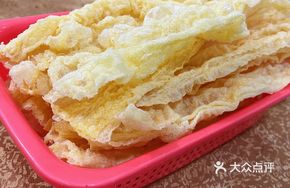 Fried Tofu Skin with Soybeans