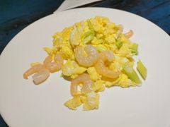 芦笋虾仁炒蛋-野蔓果·山野菜(西湖景区·龙井茶田店)