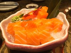 三文鱼刺身-炙柒Sekinana·精致料理 烧鸟·铁板烧(海上世界店)