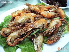 超诱人的油爆虾-春餐厅