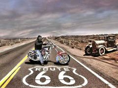 -66号公路起点牌