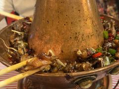 单层炭火牛蛙锅-年轮烧烤·羊蝎子·烤鱼(星湖街店)