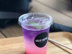 蝶豆花可尔必思苏打-Café & Meal MUJI(北京坊店)