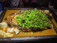 鲜青椒烤鱼-探鱼·鲜青椒爽麻烤鱼(天一广场店)