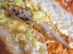 榴莲芝士鸡腿堡-肯德基(巴沟店)