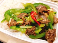 牛肉炒青椒饭-叶陈记客家腌面店(泰华豪园店)