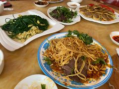 沙葱炒鸡蛋-敦煌达记酱驴肉黄面馆