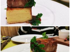 低温慢煮牛舌芯配千层土豆牛肉汁-秋林西餐厅(总店)