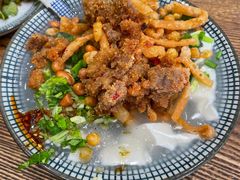 牛肉豆腐脑-曾笼笼牛肉饼