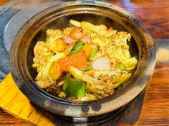 啫啫台山菜花-丰收碗·陈皮果木烧鹅·23年老字号
