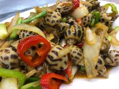 辣炒香螺-覃记海鲜美食餐厅