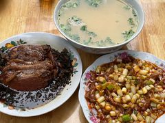 耙豌豆牛骨汤-国强牛肉(洋河总店)