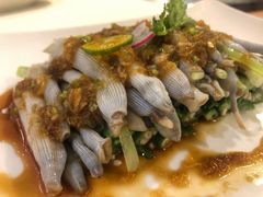 秋葵拌沙虫-黑明餐厅(白鹭洲店)